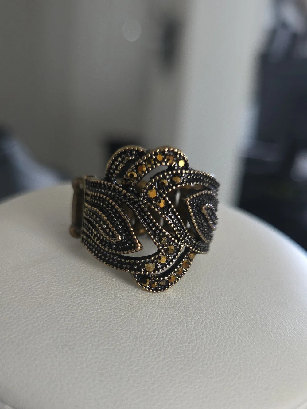 Paparazzi Brass Gem Ring NWOT